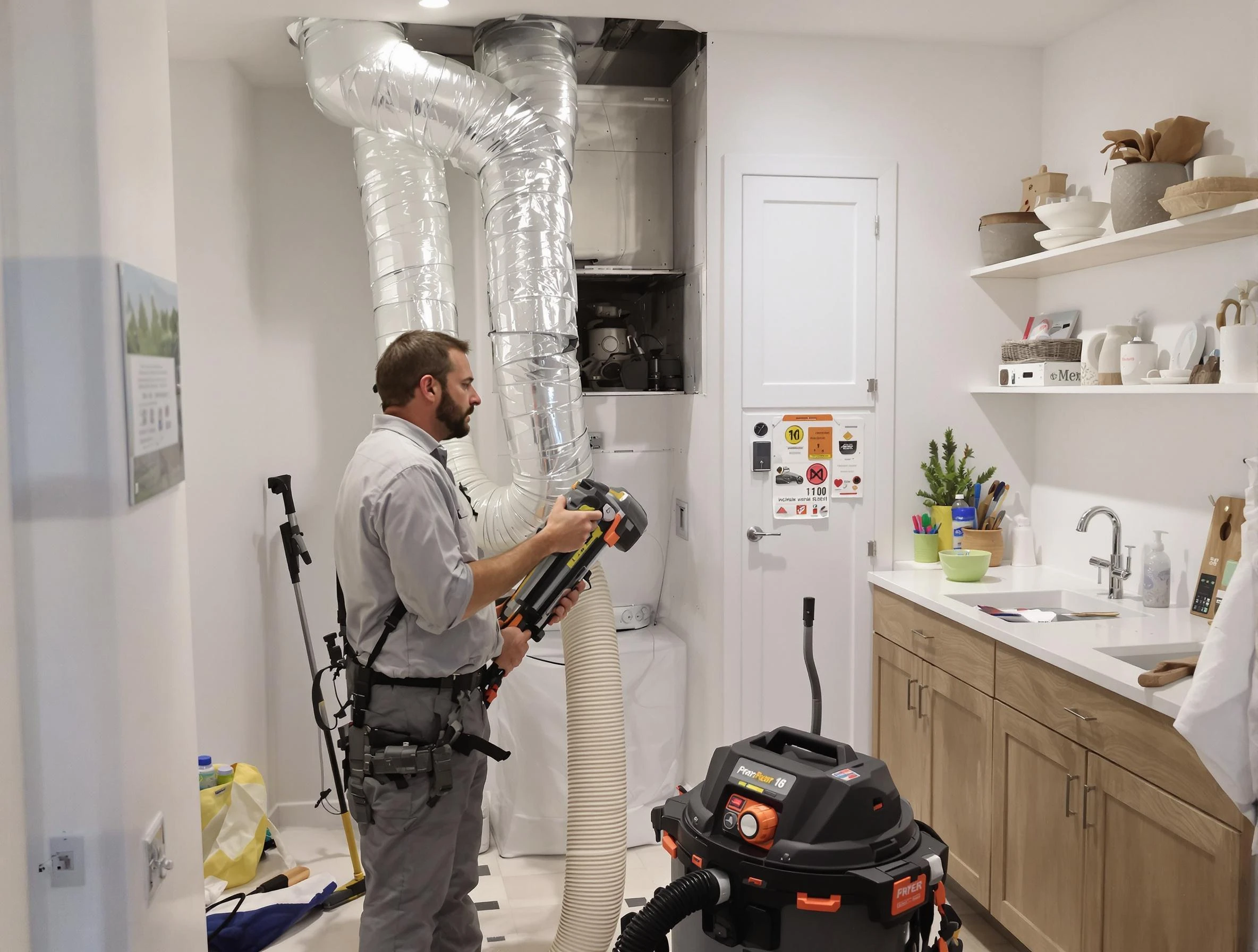 Clogged Dryer Vent Cleaning in Brentwood